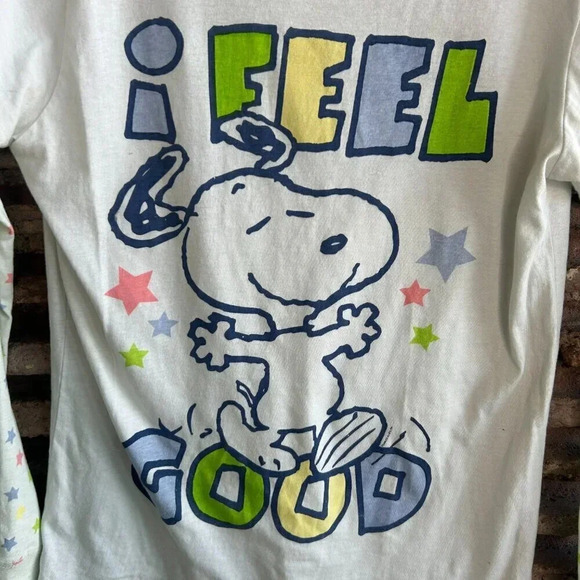 Vintage 80s Peanuts Snoopy Layered Star T shirt - Picture 3 of 5